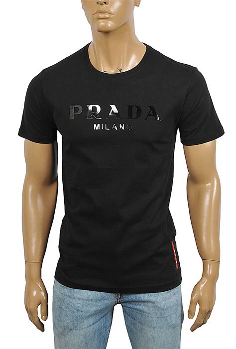 prada t-shirts for men|prada men's t shirts clearance.